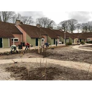 300m2 plukstroken aangelegd in binnentuin ZGR Swaenewoerd 